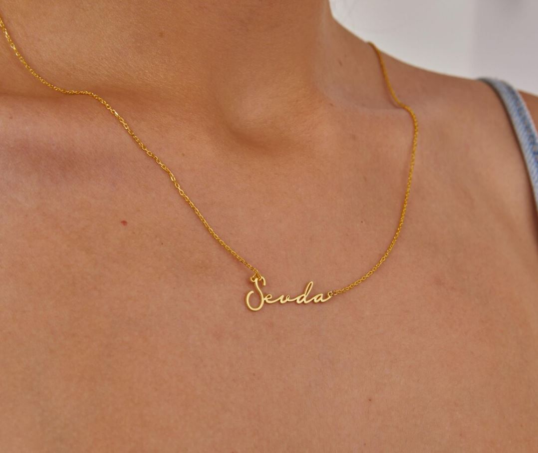 Tiny Name Necklace