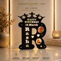 Personalized Led Monogram Lamp