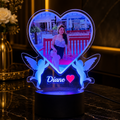 Premium Acrylic Heart Photo Light