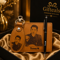 Personalized Photo Wallet Set – Luxury Gift for Him