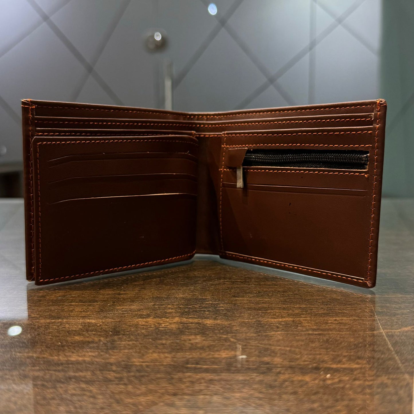 Dompet Gambar Coklat Fon Bergaya