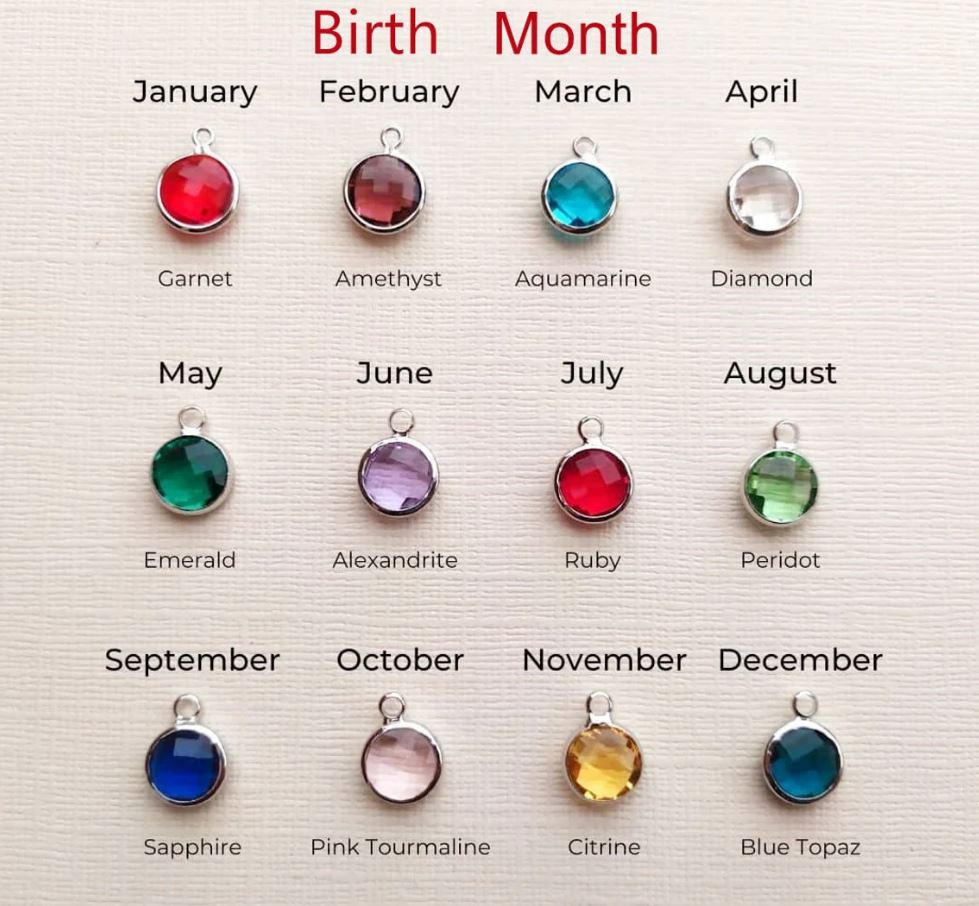 Necklace With Birthstone Of Your Choice