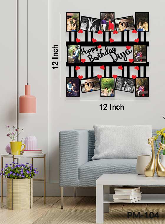 Family Is Love 12 Photo WallFrame - Gifteals