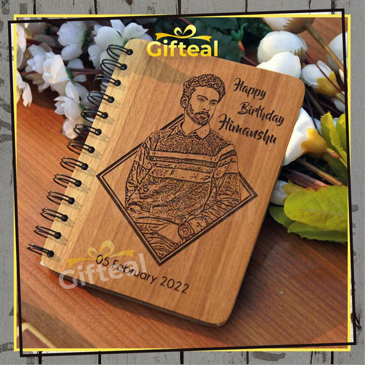 Wooden NoteBook - Gifteals