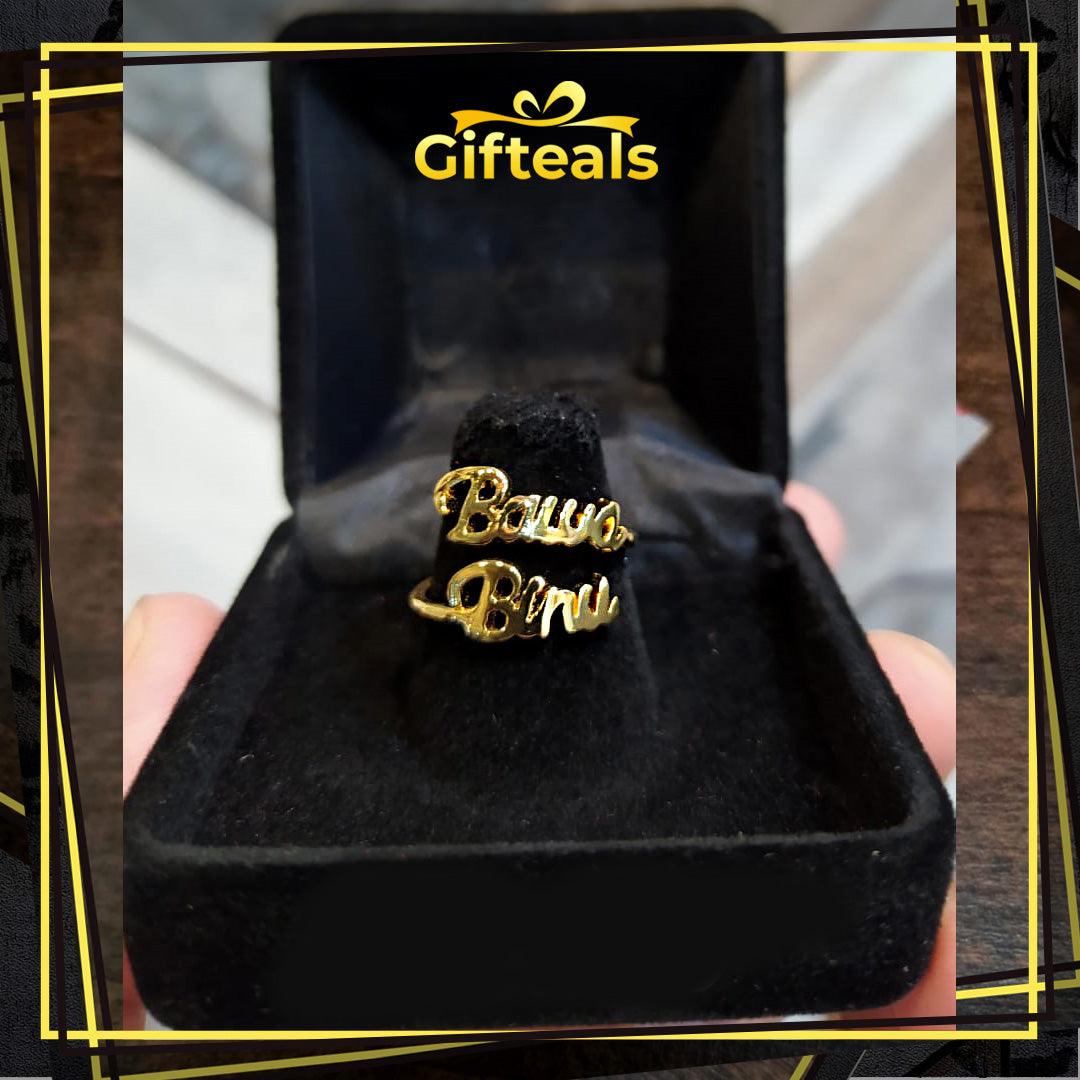 Double Name Ring - Gifteals