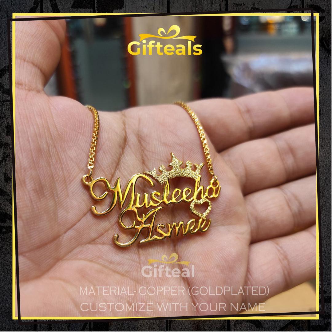 Double Name Necklace - Gifteals