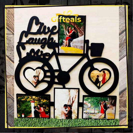 Live Love Laugh 6 Photo WallFrame - Gifteals