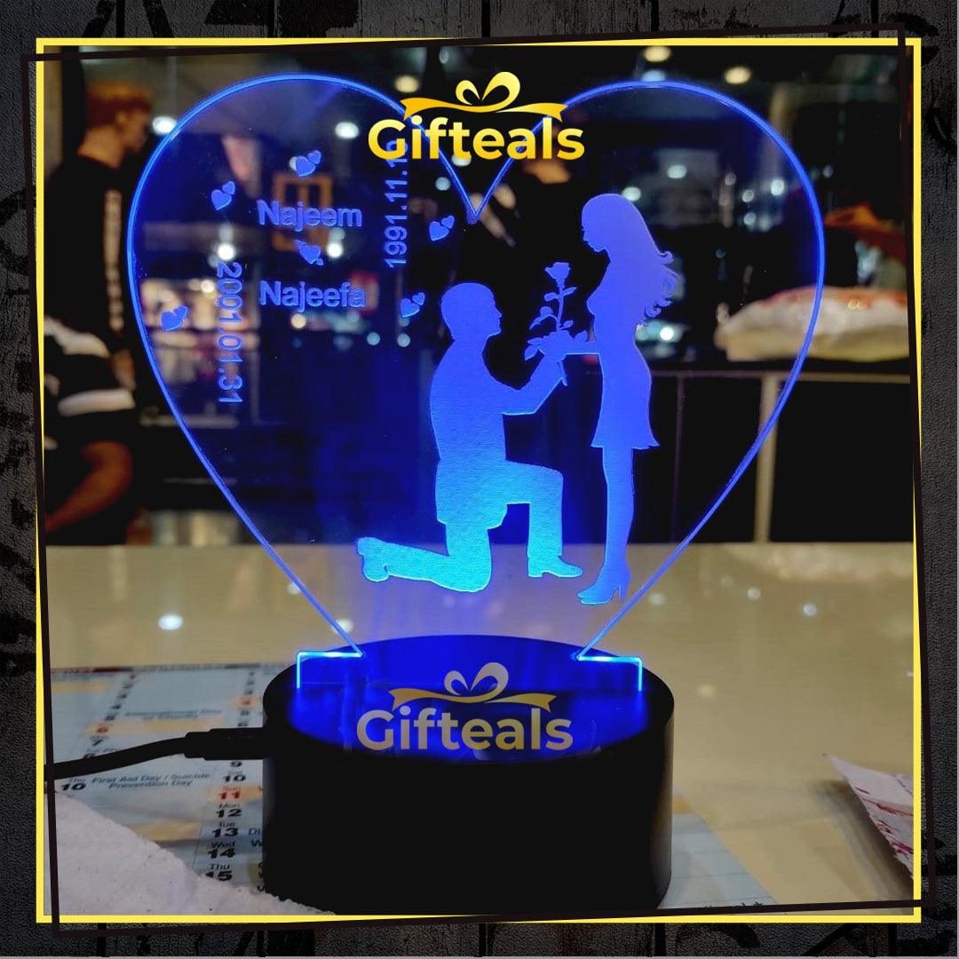 Heart Shape Lamp - Gifteals