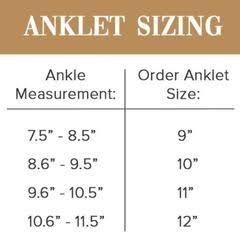 Anklet with Name, Crown & Hearts - Gifteals